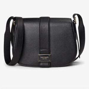 Kate Spade Black Nouveau Saddle Bag- Crossbody